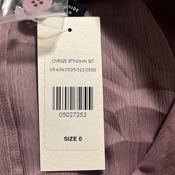 FTF Sheer Button-Down Shirt - Picture 13 of 13